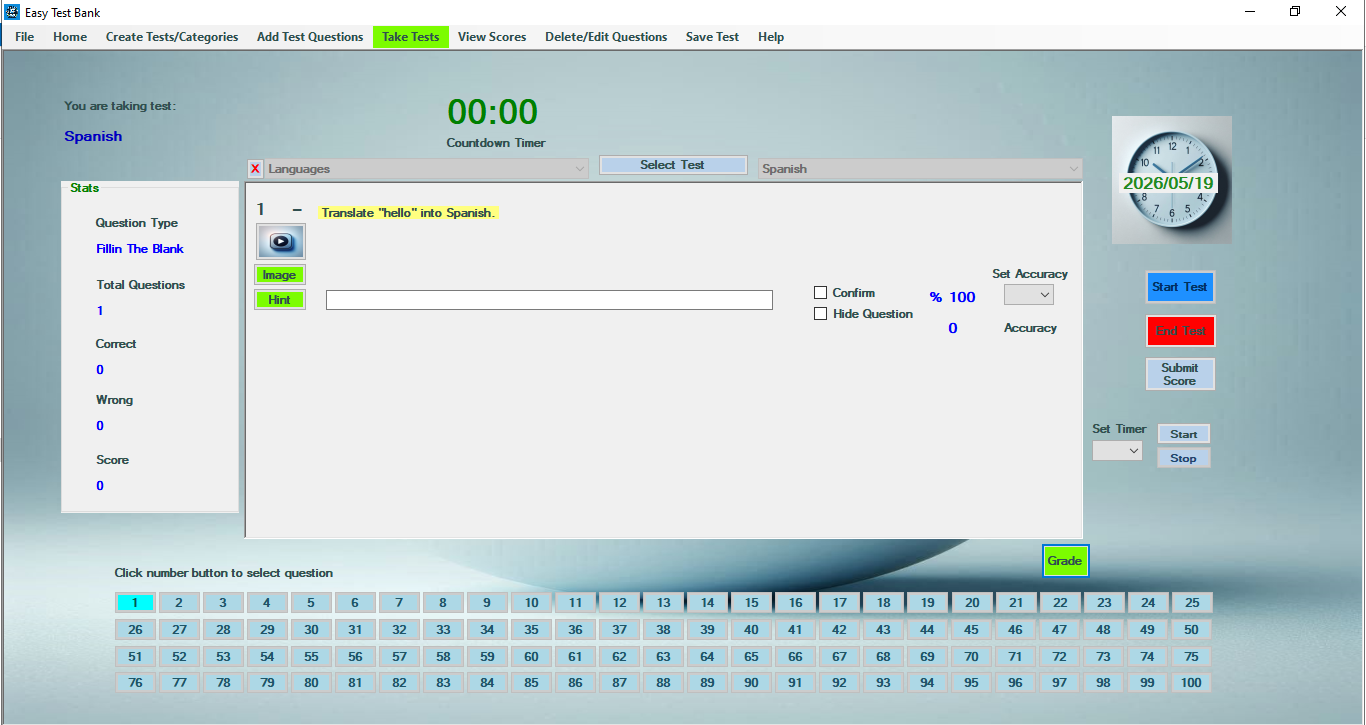 Easy Test Bank